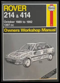 Rover 214 & 414 October 1989 to 1992 Owners Workshop Manual - Книги