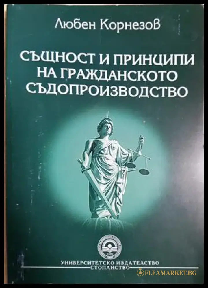 Същност и принципи на гражданското съдопроизводство (1586) - Книга