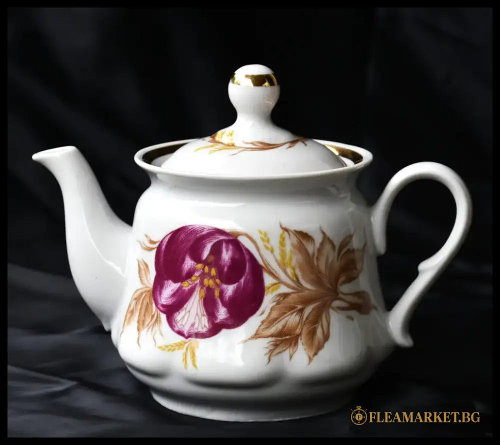 Съветски порцеланов чайник - antique