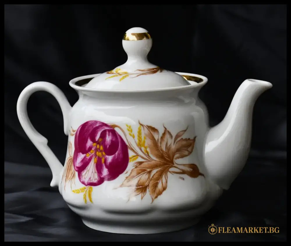 Съветски порцеланов чайник - antique