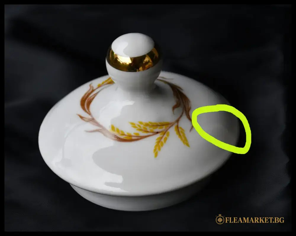 Съветски порцеланов чайник - antique