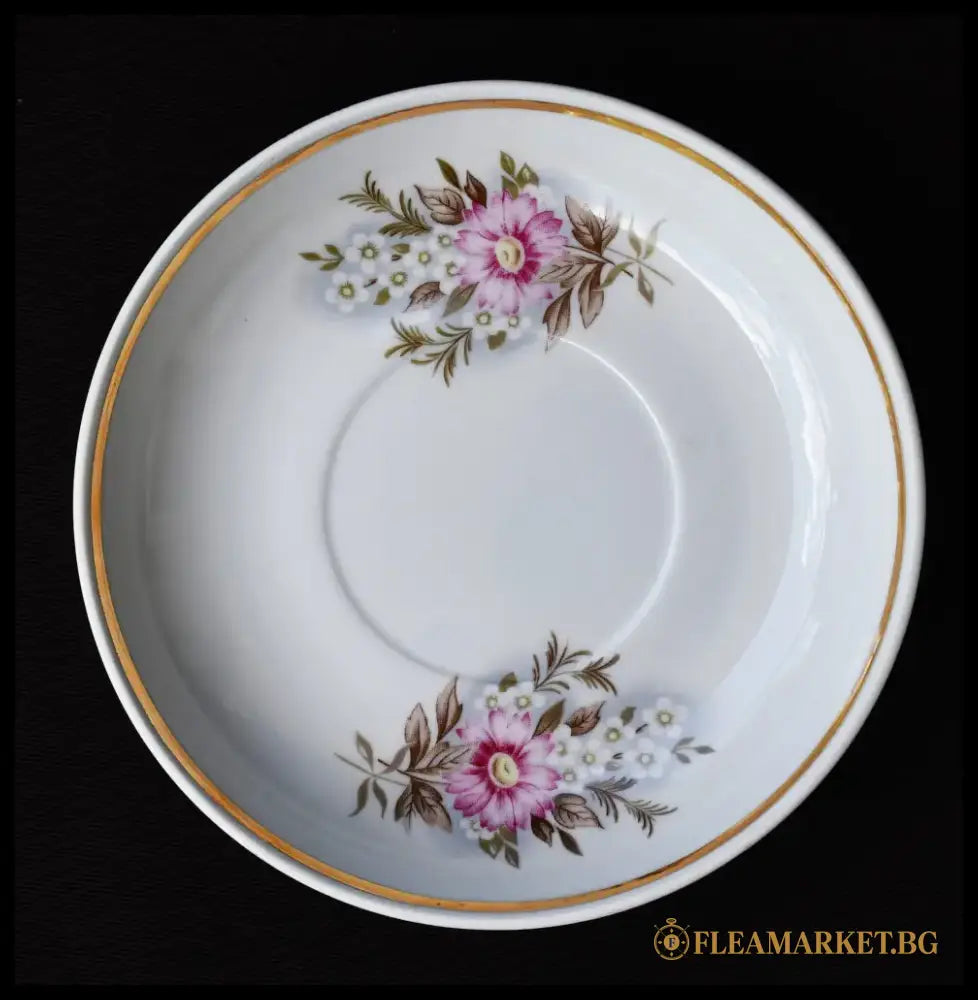 Съветски винтидж сервиз за чай - ’Dmitrovsky porcelain - Verbilki’ - antique