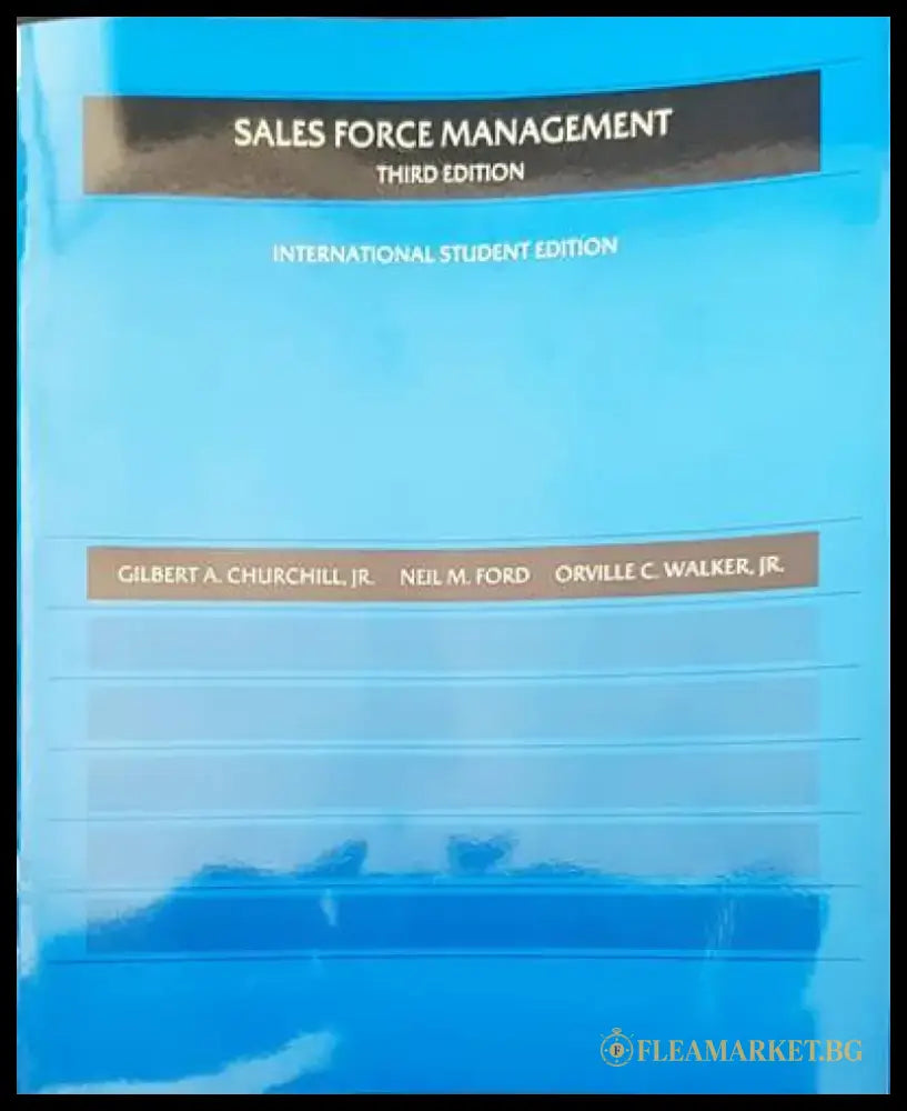 Sales Force Management - Книги