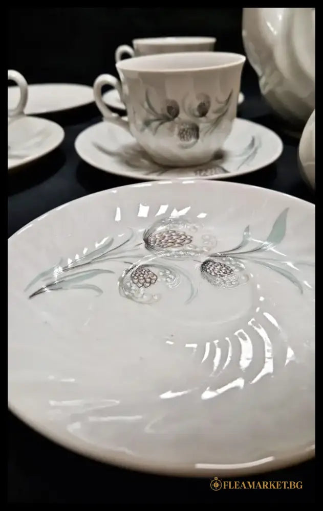 Сервиз аз чай и кафе ’Китка Нови Пазар’ - antique