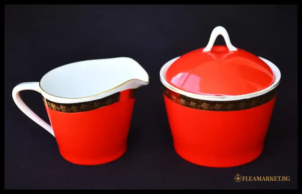 Сервиз за еспресо на Hollohaza. Винтидж. Нов. - antique