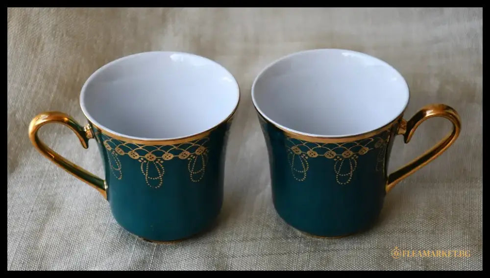 Сервиз за кафе ’Линда’ - винтидж карловарски порцелан - antique