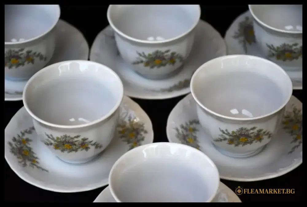 Сервиз за кафе ’Мащерка’ на ’Изида’ - antique