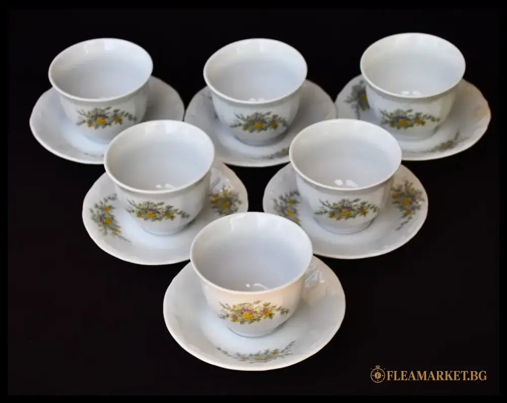 Сервиз за кафе ’Мащерка’ на ’Изида’ - antique
