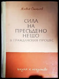 Сила на пресъдено нещо в гражданския процес (1293) - Книга