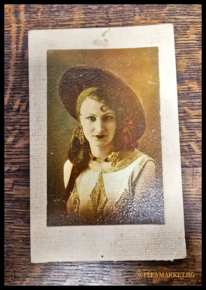 Снимка - Невена Дочева 1931 Граф Облигадо - antique