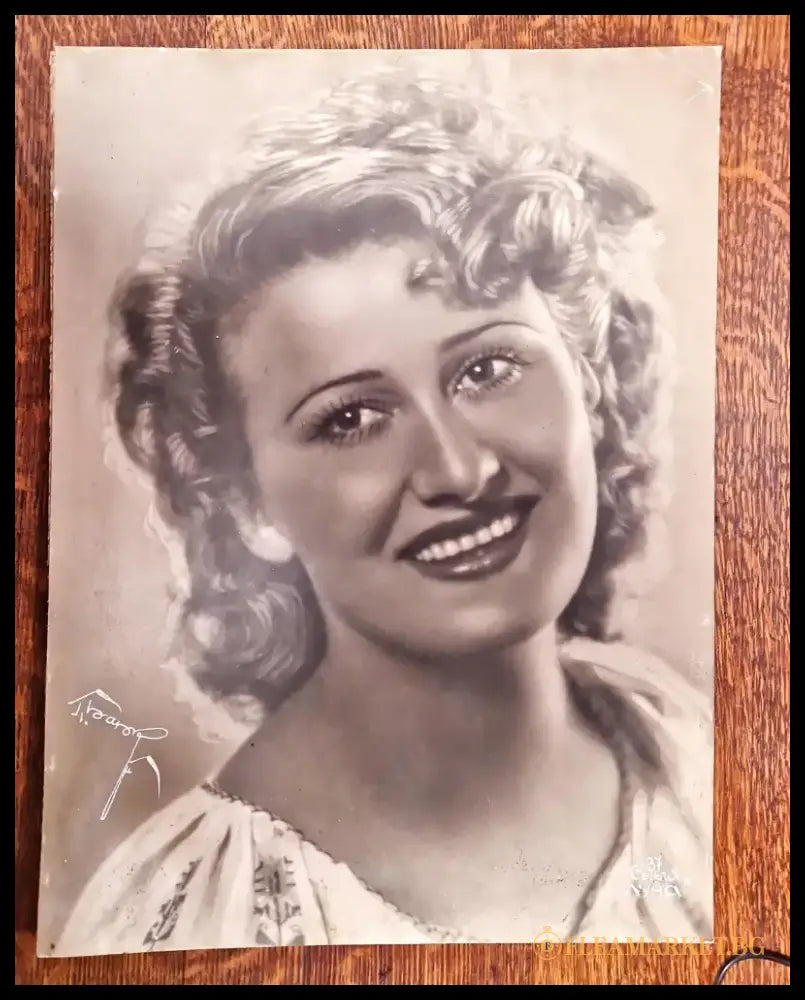 Снимка - Невена Дочева 1937 - antique