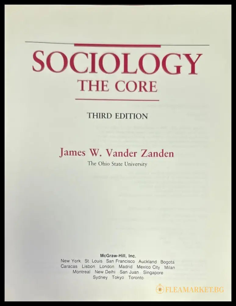 Sociology the core - Книги