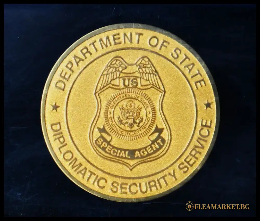 Special Agent Department Of State Diplomatic Security Service - кутия за визитки. - antique