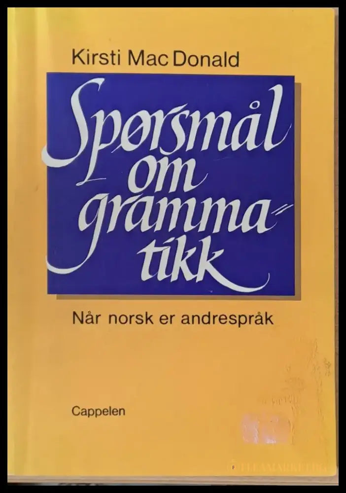 Sporsmal om grammatikk - Книги