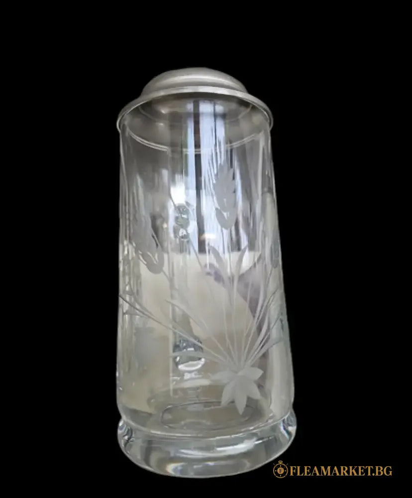 Стъклена халба с капак,вместимост 0,5L (475)