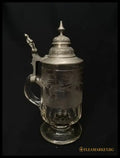 Стъклена халба с капак,вместимост 0,5L (511)