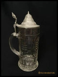 Стъклена халба с капак,вместимост 0,5L (512)