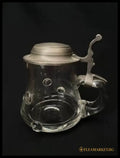 Стъклена халба с капак,вместимост 0,5L (514)