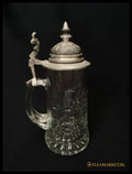 Стъклена халба с капак,вместимост 0,5L (510)