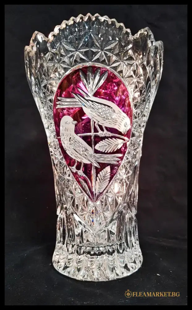 Стъклена ваза Cristal d’Arques (124)
