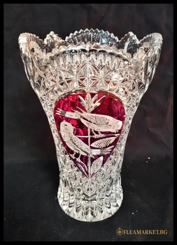 Стъклена ваза Cristal d’Arques (124)