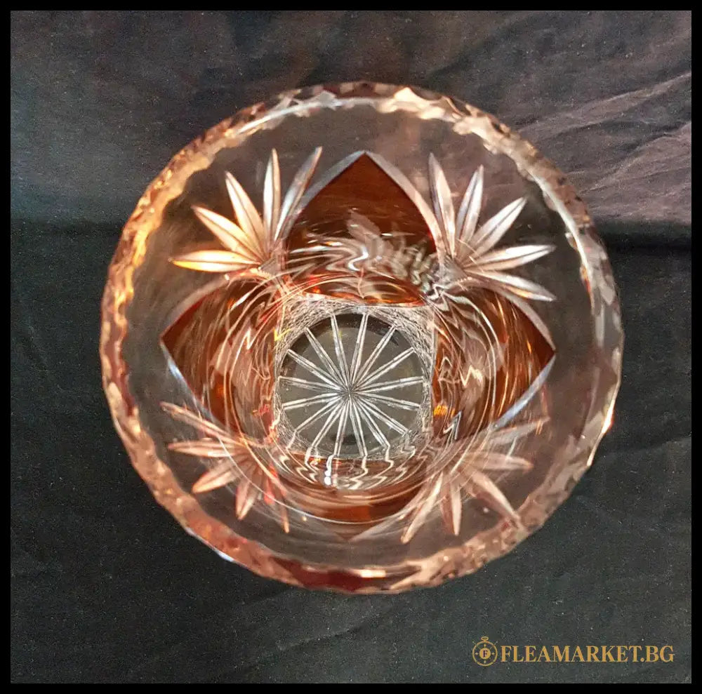 Стъклена ваза Cristal d’Arques - antique