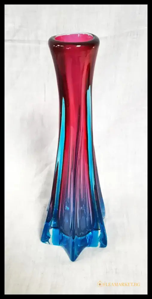 Стъклена ваза Murano - antique