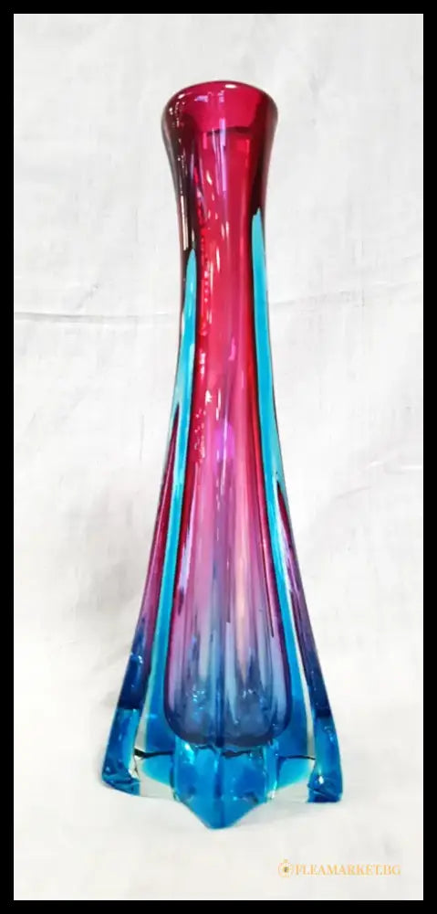 Стъклена ваза Murano - antique