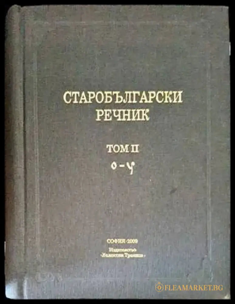 Старобългарски речник - Книги