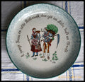 Швейцарска колекционна чиния на VSK USC. Ръчно рисувана. - antique