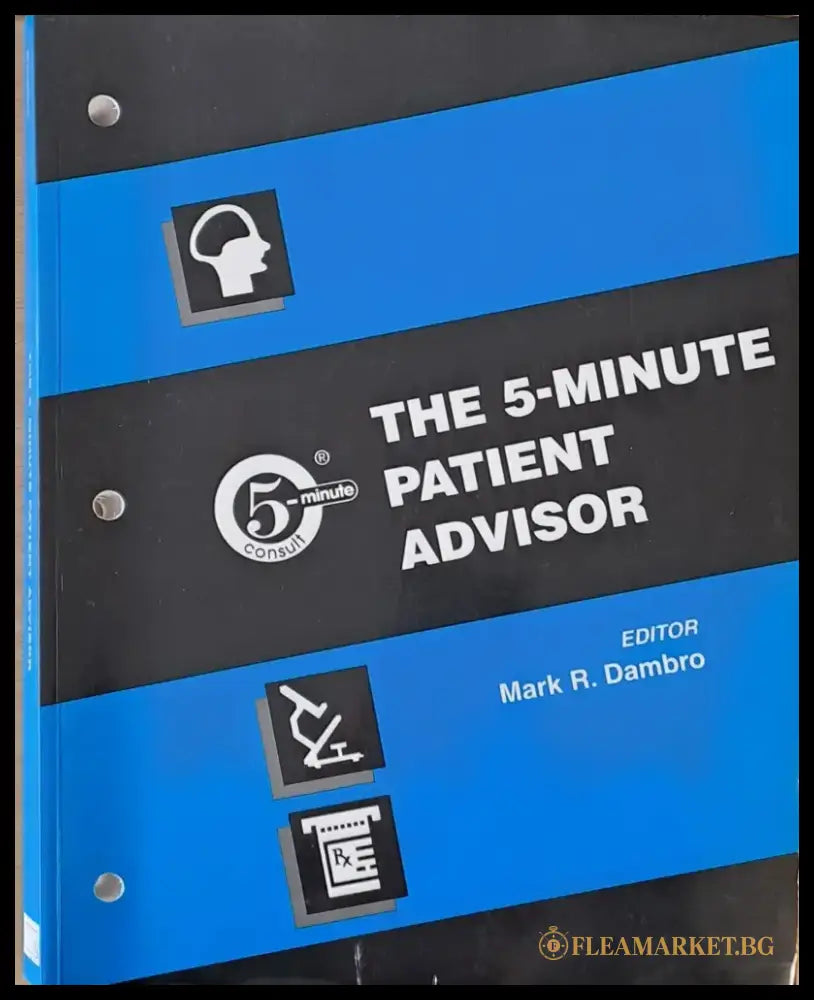 The 5-minute Patient Advisor - Книги