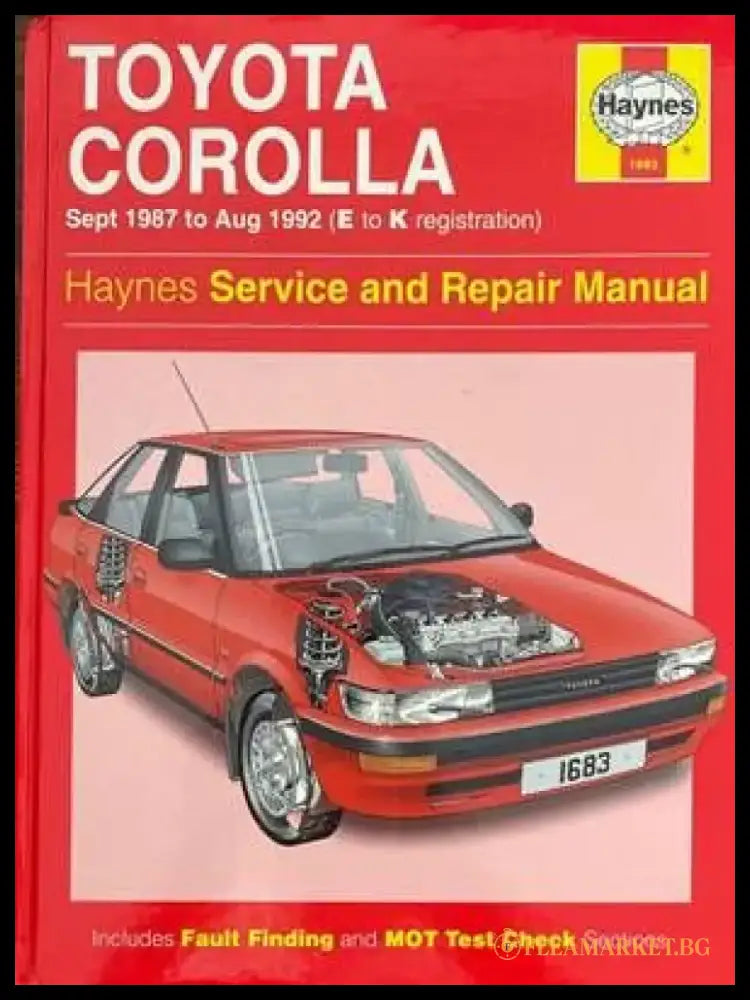 Toyota Corolla Sept 1987 to Aug 1992 (E to K registration) Service and Repair Manual - Книги