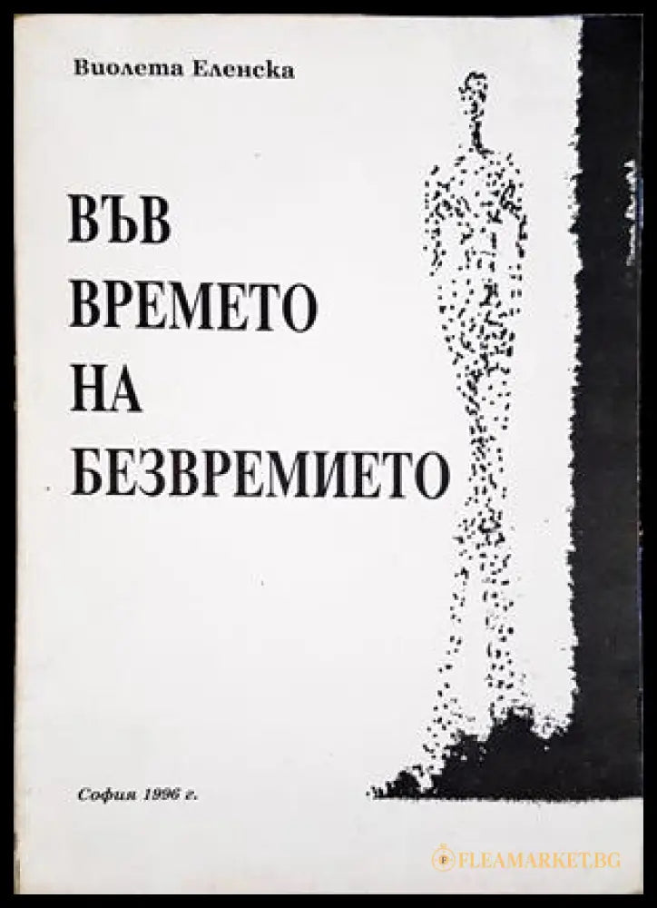 Във времето на безвремието - корица