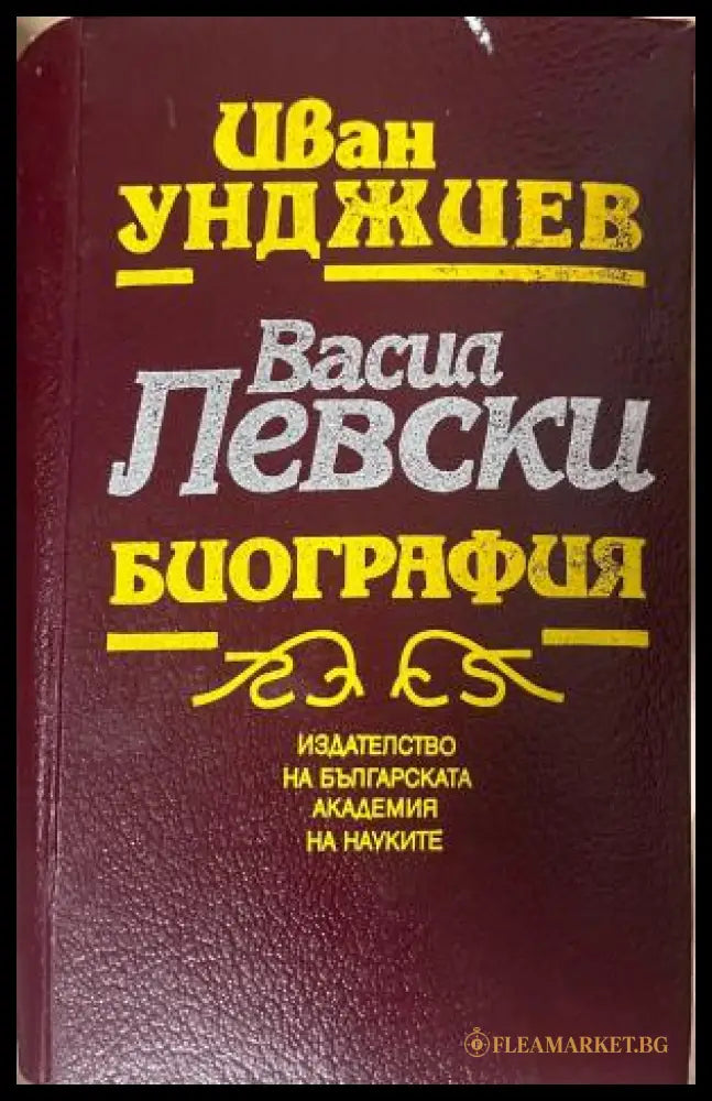 Корица на Васил Левски. Биография