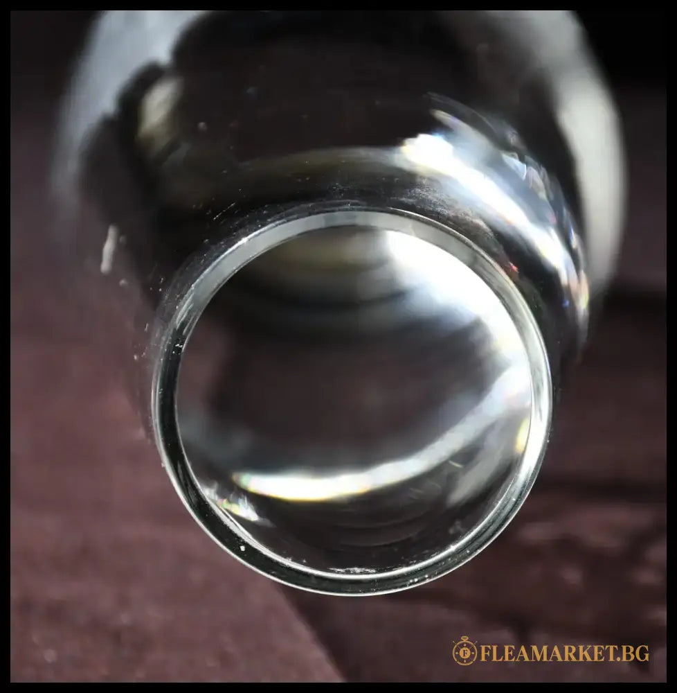 Vintage ваза ’Egermann’ - Bohemia. Ръчно гравирана. - antique