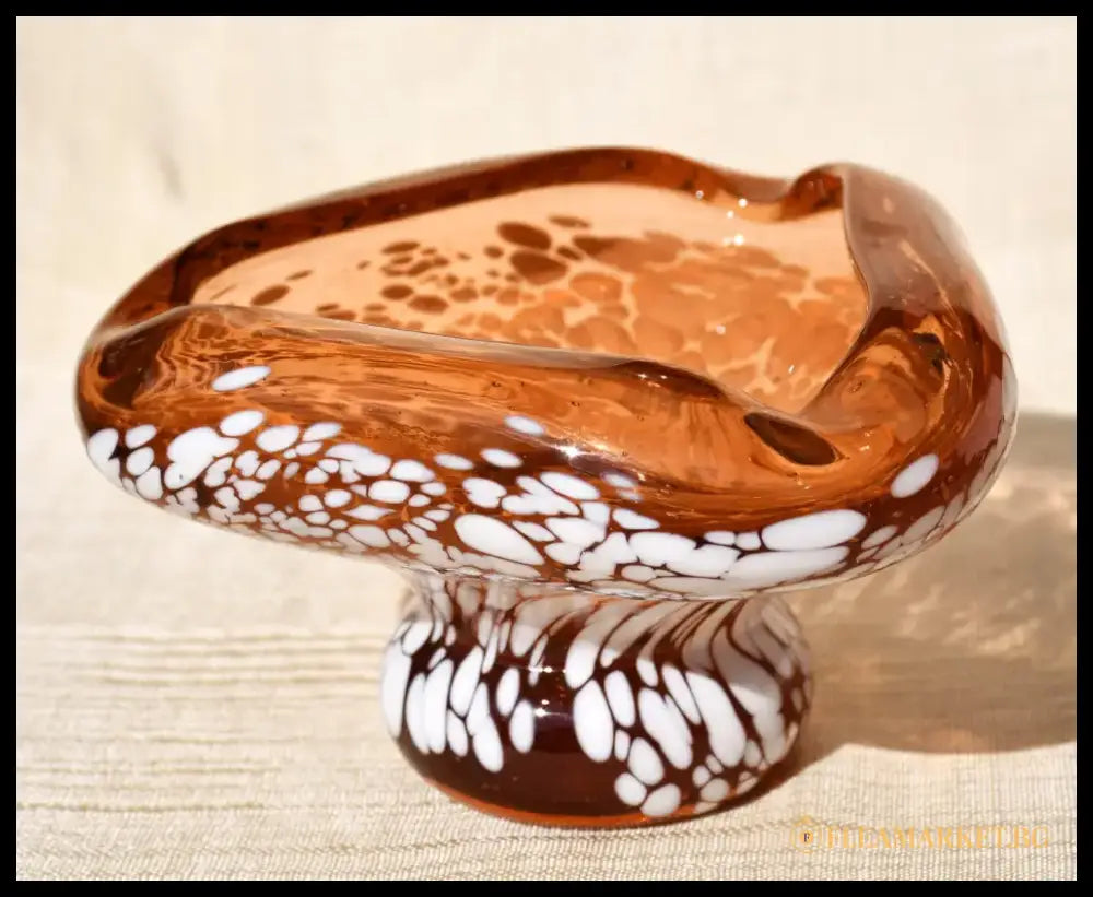 Винтидж art-glass пепелник/centrepiece - antique
