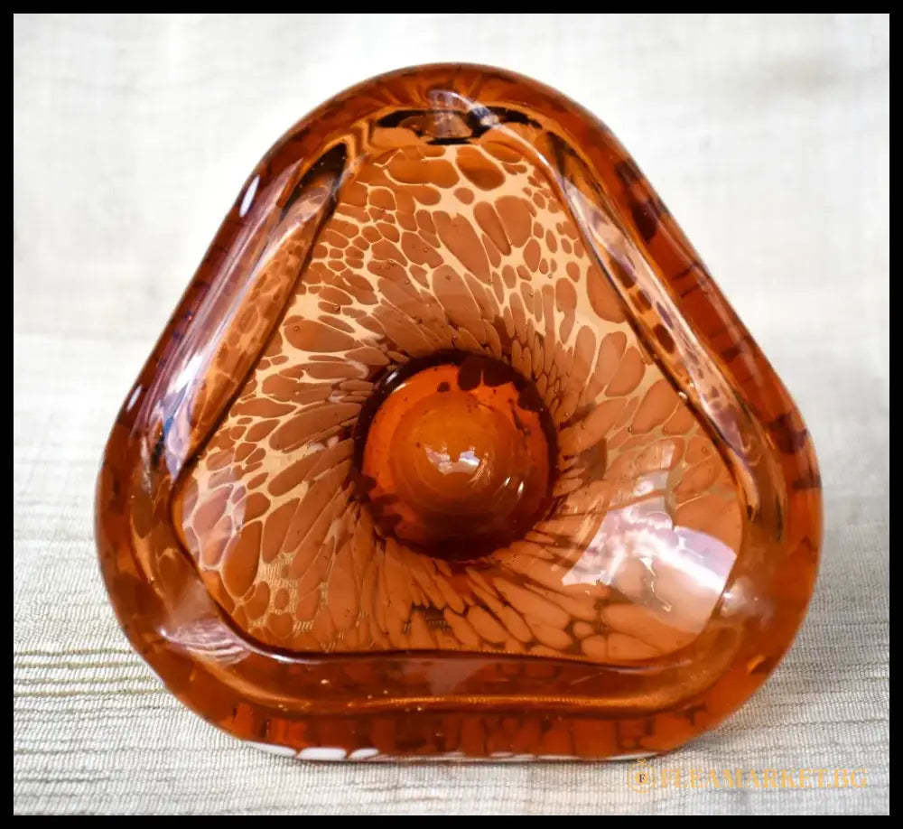 Винтидж art-glass пепелник/centrepiece - antique