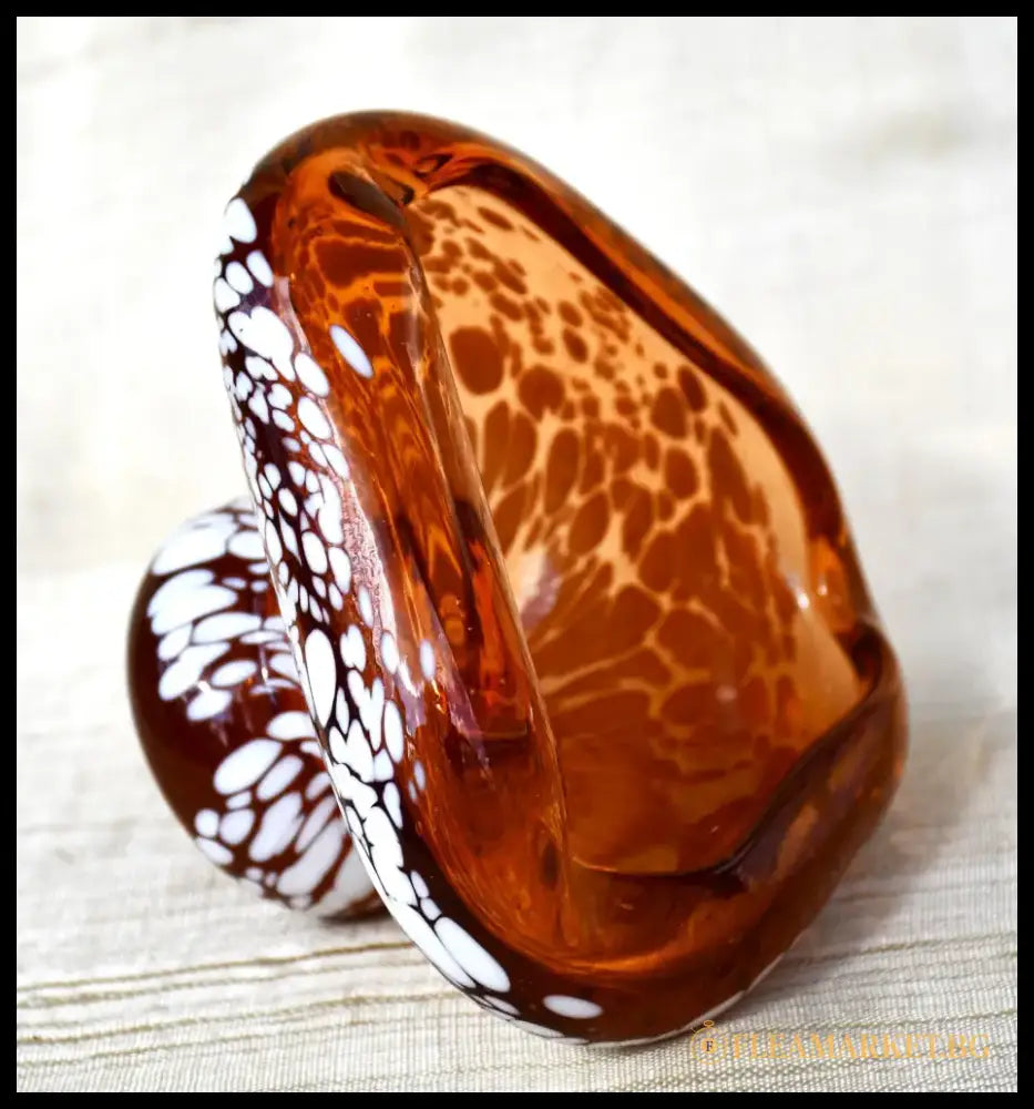Винтидж art-glass пепелник/centrepiece - antique