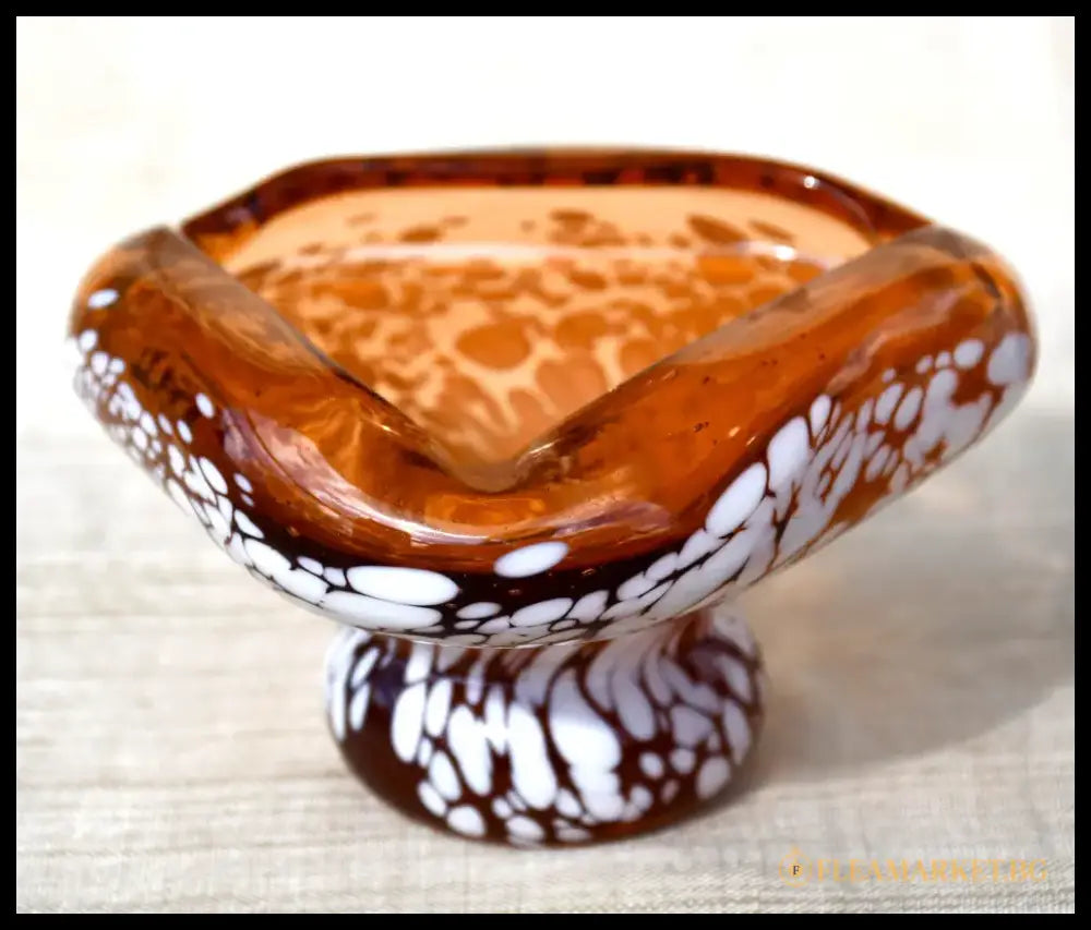 Винтидж art-glass пепелник/centrepiece - antique
