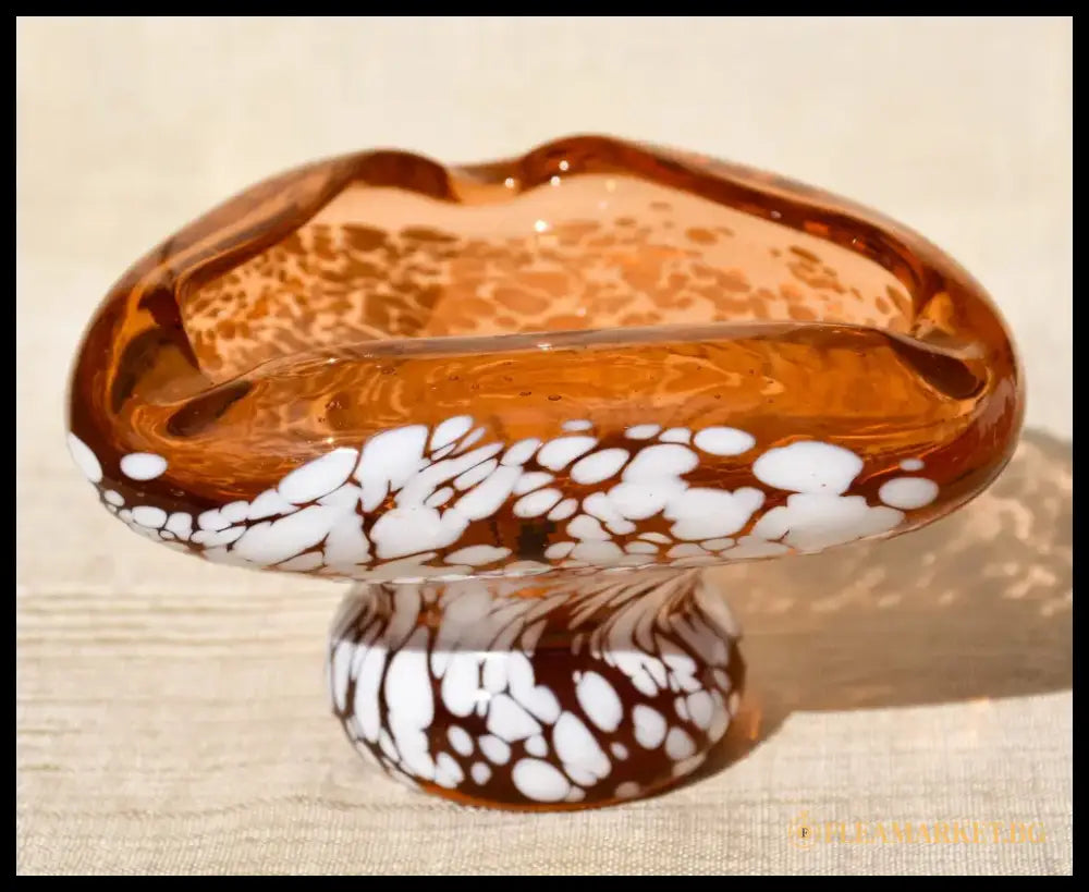 Винтидж art-glass пепелник/centrepiece - antique