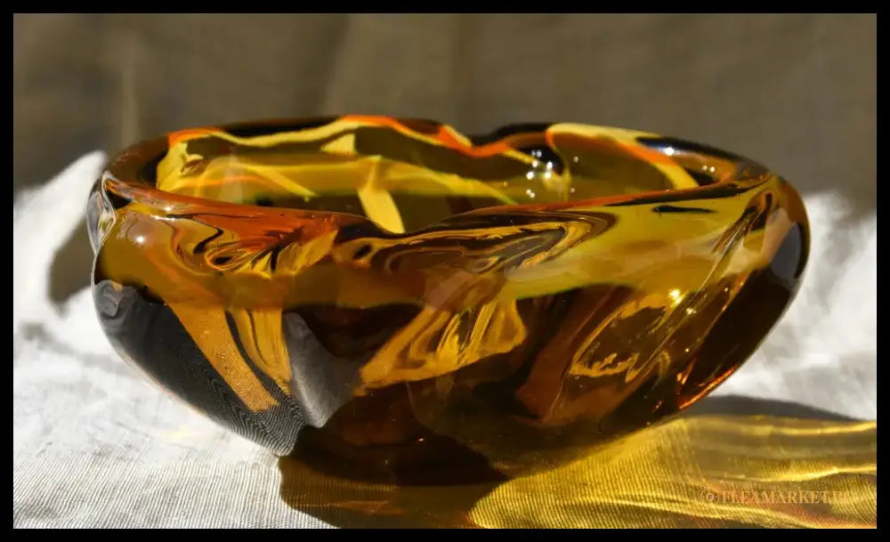 Винтидж art-glass пепелник/centrepiece от 1960-те - antique