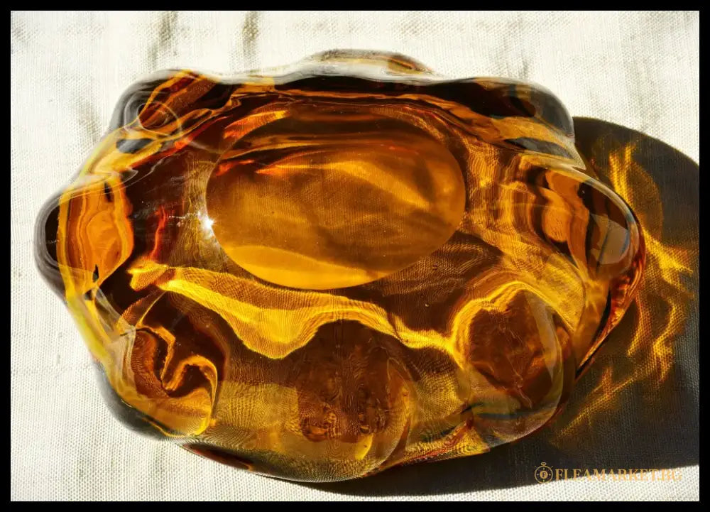 Винтидж art-glass пепелник/centrepiece от 1960-те - antique