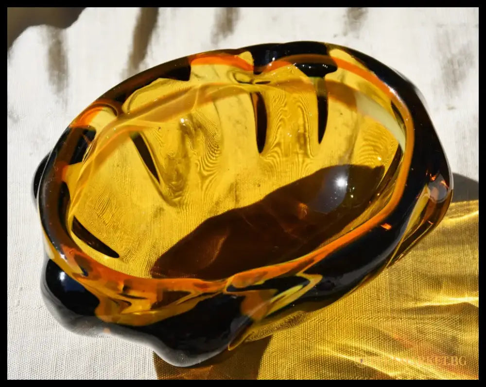 Винтидж art-glass пепелник/centrepiece от 1960-те - antique