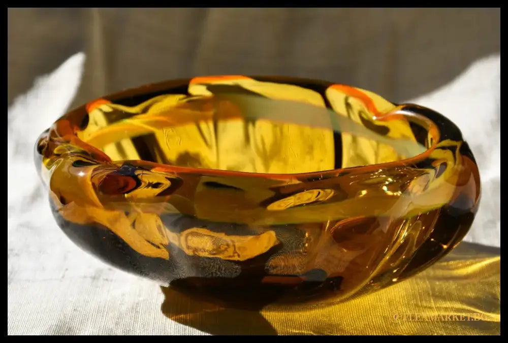 Винтидж art-glass пепелник/centrepiece от 1960-те - antique