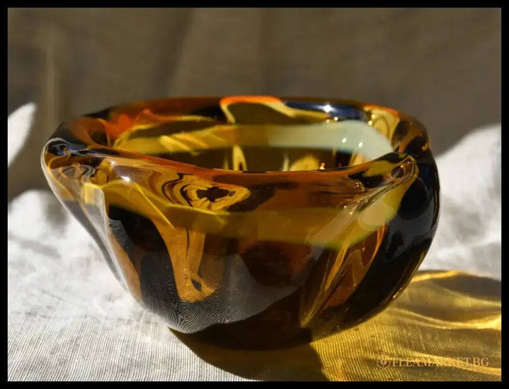 Винтидж art-glass пепелник/centrepiece от 1960-те - antique
