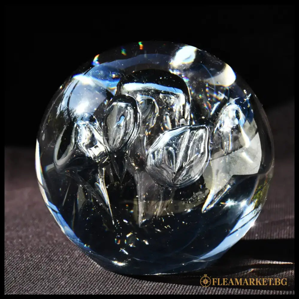 Винтидж art-glass преспапие - antique