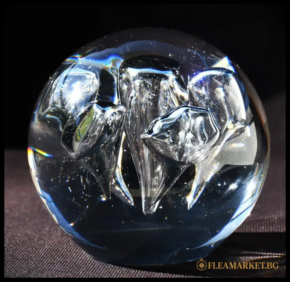 Винтидж art-glass преспапие - antique