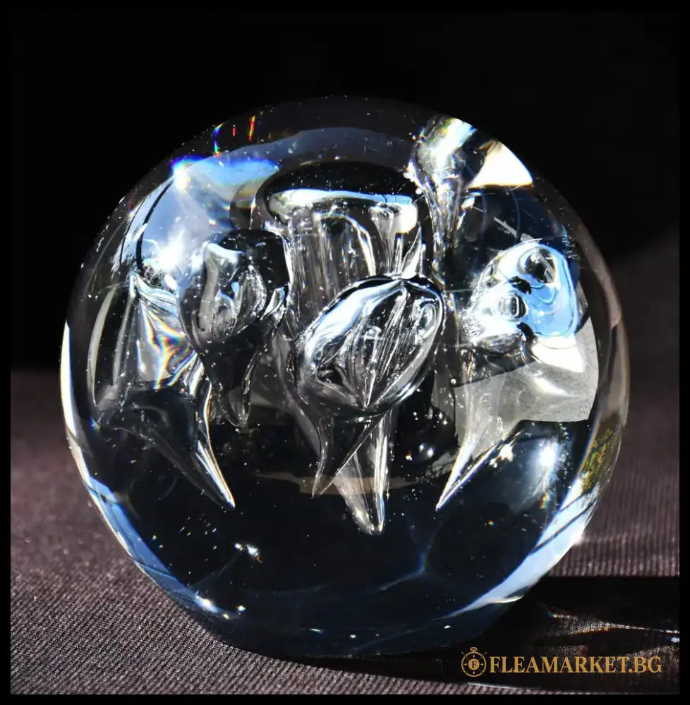 Винтидж art-glass преспапие - antique
