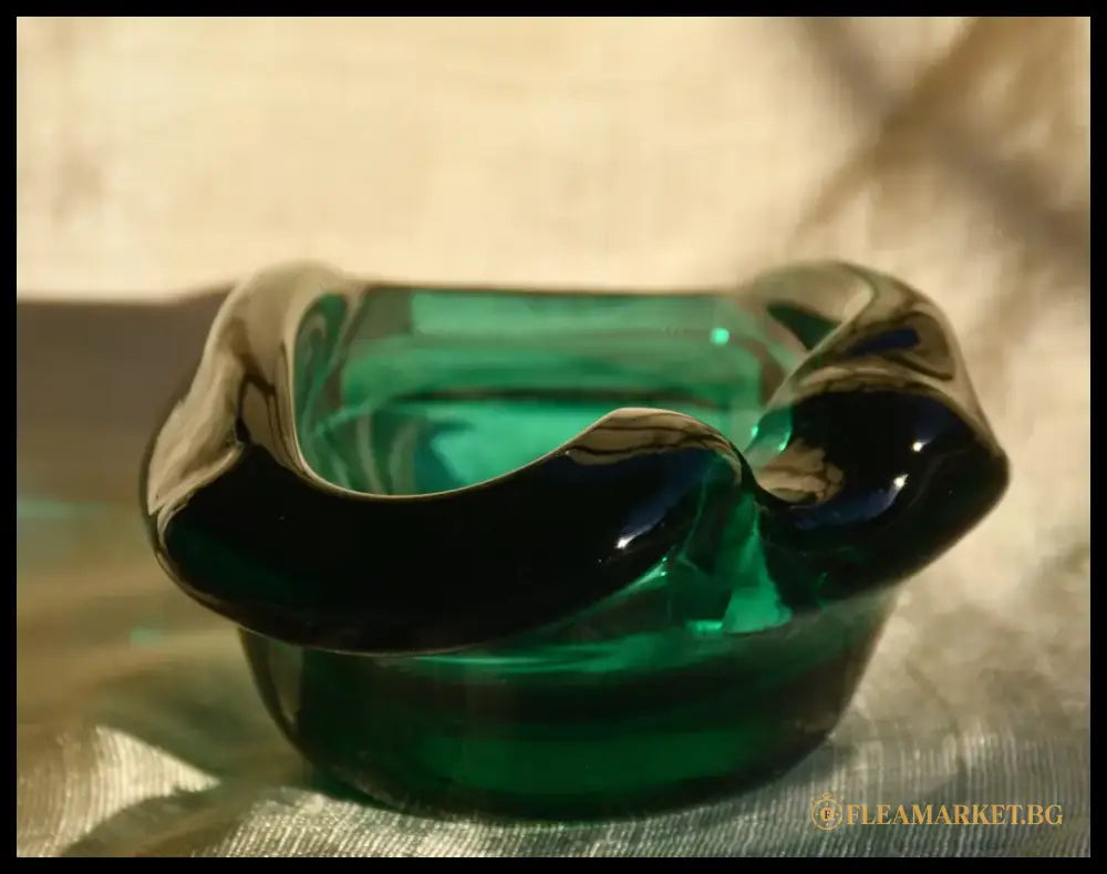 Винтидж пепелник - art glass (104421)