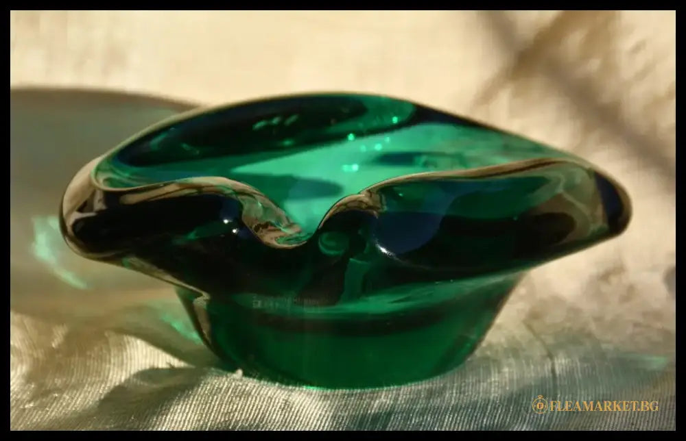 Винтидж пепелник - art glass (104421)